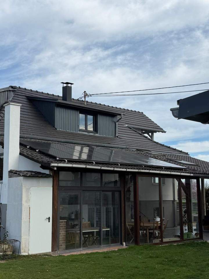 Mise en Place d'un Systeme Photovoltaique 6 kW, Herrlisheim, France